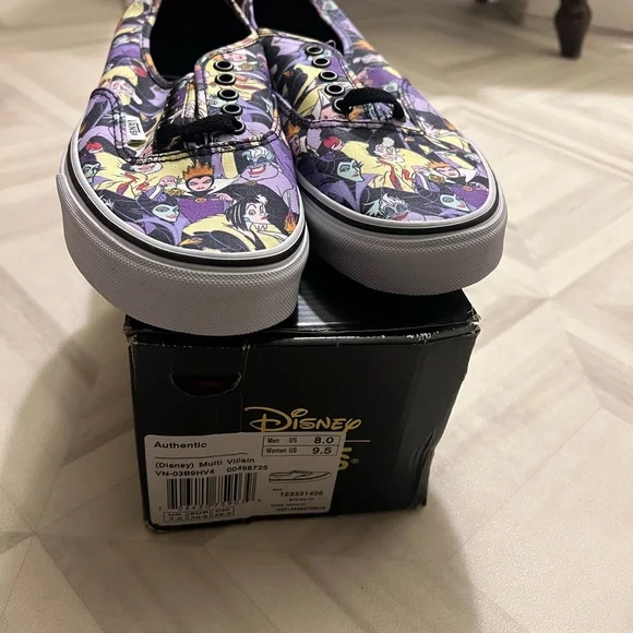 Vans Purple Disney Villains Slip-On Sneakers - Picture 2 of 4